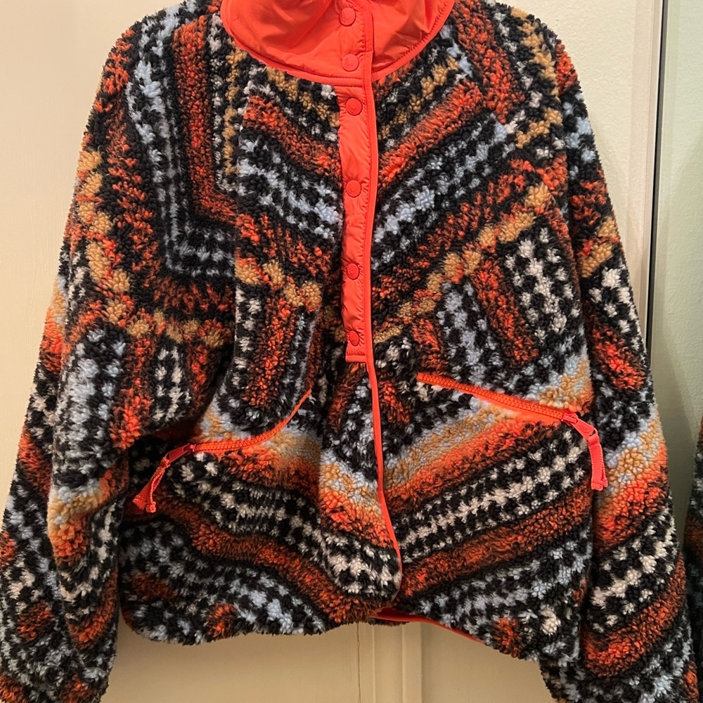 NWT Free People Rocky Ridge Jacket / Alpine Combo Size L